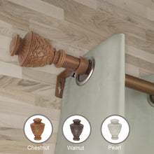 Load image into Gallery viewer, Veda Faux Wood Curtain Rod