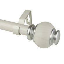 Load image into Gallery viewer, Marble Faux Wood Curtain Rod