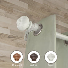Load image into Gallery viewer, Rotunda Faux Wood Curtain Rod