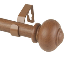 Load image into Gallery viewer, Rotunda Faux Wood Curtain Rod