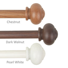 Load image into Gallery viewer, Rotunda Faux Wood Curtain Rod