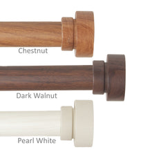 Load image into Gallery viewer, Bonnet Faux Wood Curtain Rod