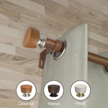 Load image into Gallery viewer, Nuno Faux Wood Curtain Rod