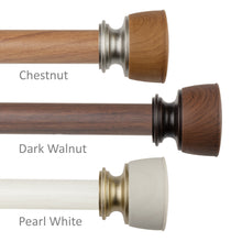 Load image into Gallery viewer, Nuno Faux Wood Curtain Rod