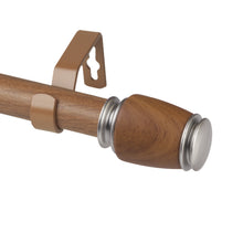 Load image into Gallery viewer, Romilda Faux Wood Curtain Rod