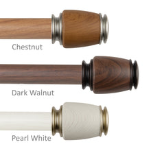 Load image into Gallery viewer, Romilda Faux Wood Curtain Rod