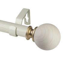 Load image into Gallery viewer, Finola Faux Wood Curtain Rod
