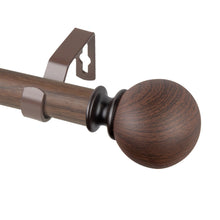 Load image into Gallery viewer, Finola Faux Wood Curtain Rod