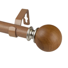 Load image into Gallery viewer, Finola Faux Wood Curtain Rod
