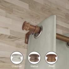 Load image into Gallery viewer, Mare Faux Wood Curtain Rod