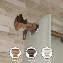Load image into Gallery viewer, Fern Faux Wood Curtain Rod