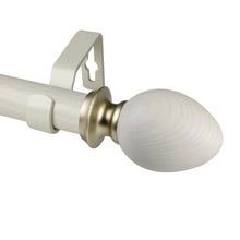 Load image into Gallery viewer, Ovate Faux Wood Curtain Rod