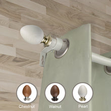 Load image into Gallery viewer, Ovate Faux Wood Curtain Rod