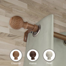 Load image into Gallery viewer, Bala Faux Wood Curtain Rod