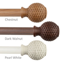 Load image into Gallery viewer, Bala Faux Wood Curtain Rod