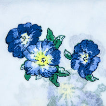 Load image into Gallery viewer, Blue Pastel Floral Shower Curtain