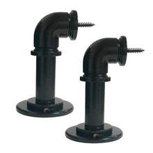 Load image into Gallery viewer, Industrial Pipe End Brackets for 1" Rod (Pair)
