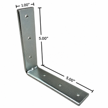 Load image into Gallery viewer, Angle Iron Bracket 5" x 5" (Piece)
