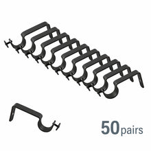 Load image into Gallery viewer, Single Brackets for 1" Rod (50 or 100 pairs)
