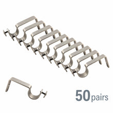 Load image into Gallery viewer, Single Brackets for 1" Rod (50 or 100 pairs)
