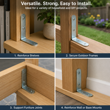Load image into Gallery viewer, Angle Iron Bracket 2mm (Piece)
