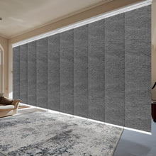 Load image into Gallery viewer, Charcoal Camo 10-Panel Double Rail Panel Track 120&quot;-218&quot;W x 91.4&quot;H, Panel width 23.5&quot;
