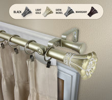 Load image into Gallery viewer, Blossom 1&quot; Double Curtain Rod

