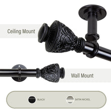 Load image into Gallery viewer, Veda 1&quot; Ceiling Curtain Rod/ Room Divider

