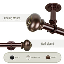 Load image into Gallery viewer, Rotunda 1&quot; Ceiling Curtain Rod/ Room Divider
