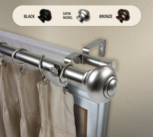Load image into Gallery viewer, Rotunda 1&quot; Double Curtain Rod
