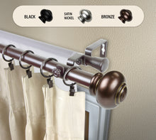 Load image into Gallery viewer, Rotunda 1&quot; Double Curtain Rod
