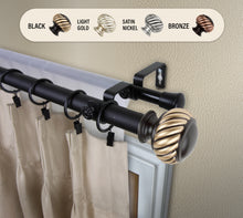 Load image into Gallery viewer, Baldir 1&quot; Double Curtain Rod
