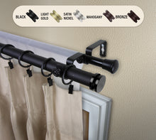 Load image into Gallery viewer, Bun 1&quot; Double Curtain Rod

