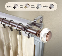 Load image into Gallery viewer, Ironwood 1&quot; Double Curtain Rod

