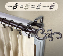 Load image into Gallery viewer, Madeline 1&quot; Double Curtain Rod

