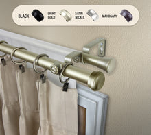 Load image into Gallery viewer, Rosen 1&quot; Double Curtain Rod
