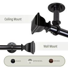 Load image into Gallery viewer, Romeo 1&quot; Ceiling Curtain Rod/ Room Divider
