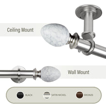 Load image into Gallery viewer, Ovate 1&quot; Ceiling Curtain Rod/ Room Divider
