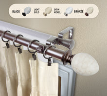 Load image into Gallery viewer, Ovate 1&quot; Double Curtain Rod
