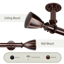 Load image into Gallery viewer, Ayla 1&quot; Ceiling Curtain Rod/ Room Divider
