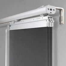 Load image into Gallery viewer, Woven Gray 3-Panel Single Rail Panel Track Extendable 28&quot;-43&quot;W x 91.4&quot;H, Panel width 15.75&quot;
