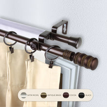 Load image into Gallery viewer, Dollop 13/16&quot; Double Curtain Rod
