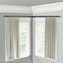 Load image into Gallery viewer, Swan Double Corner Curtain Rod
