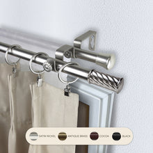 Load image into Gallery viewer, Grip 13/16&quot; Double Curtain Rod
