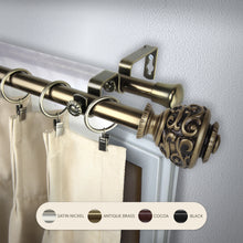 Load image into Gallery viewer, Eleanor 13/16&quot; Double Curtain Rod
