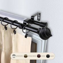 Load image into Gallery viewer, Bisque 13/16&quot; Double Curtain Rod
