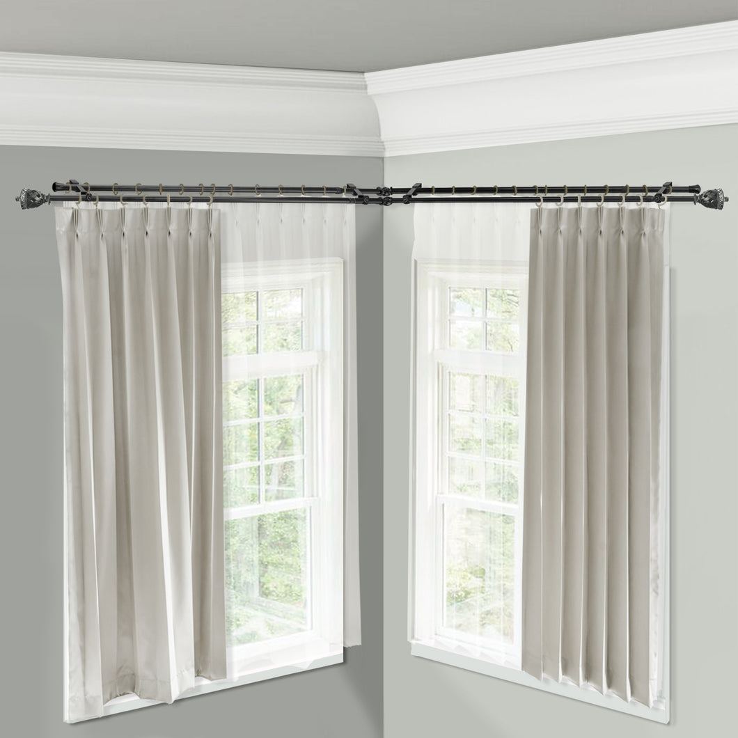 Arielle Double Corner Curtain Rod