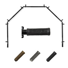 Load image into Gallery viewer, Threaded 13/16&quot; 5-Sided Bay Curtain Rod

