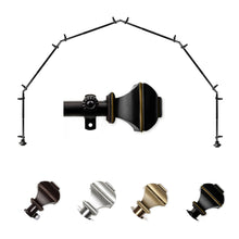 Load image into Gallery viewer, Marion 13/16&quot; 6-Sided Bay Curtain Rod
