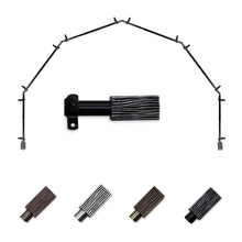 Load image into Gallery viewer, Alder 13/16&quot; 6-Sided Bay Curtain Rod
